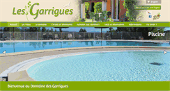 Desktop Screenshot of domainedesgarrigues.com
